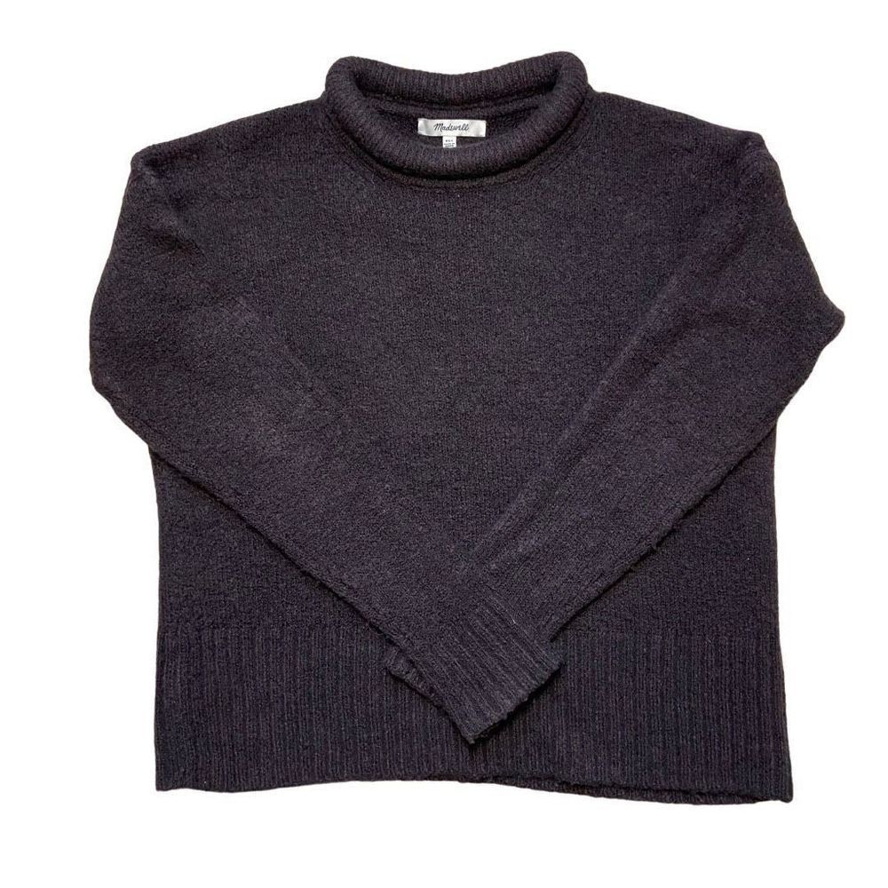Madewell Fulton Pullover Sweater in Raisin Women’s Size XXS - Picture 2 of 9